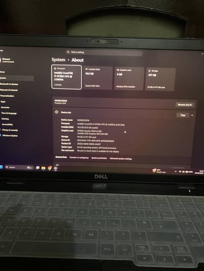 Dell precision 3541 Powerfull laptop  specs pic main hain  like new