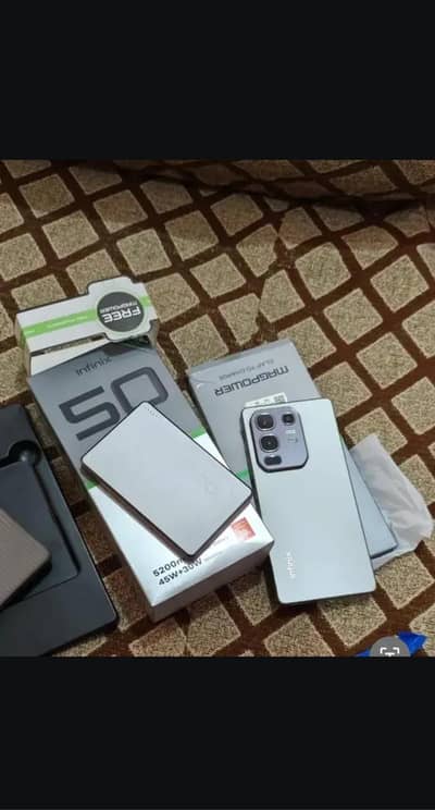 Infinix note 50 pro almost 5 months warranty complete box