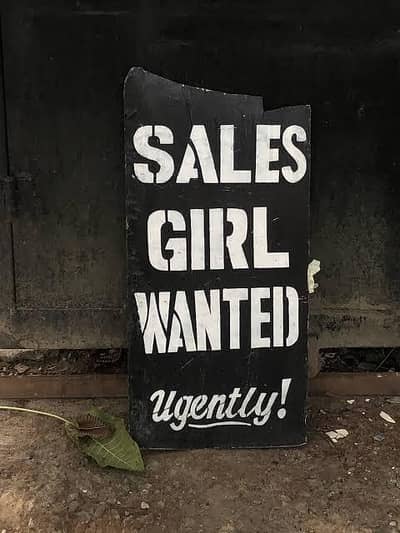 Outdoor Sales Girl