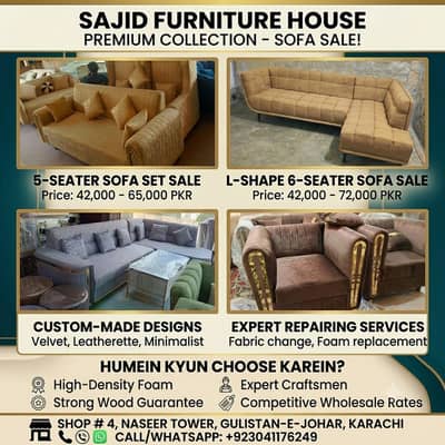 6 Seater L Shape Sofa Price  Sofa Set Factory Rates Karachi  Sofa Set