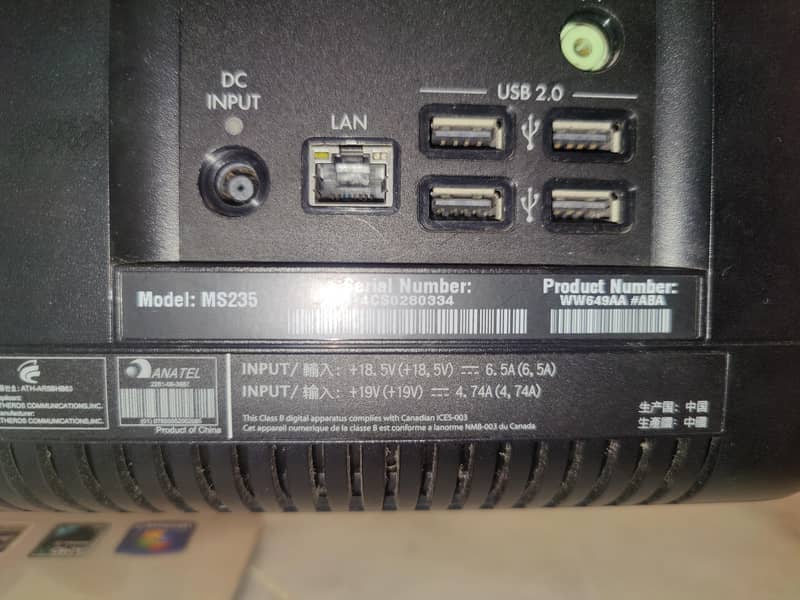 HP all in one computer 3