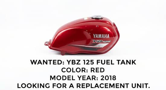 Looking for a fuel tank of ybz 125 in red color