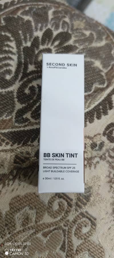Second Skin BB Skin Tint SPF 25 – 30ml (Light Coverage)