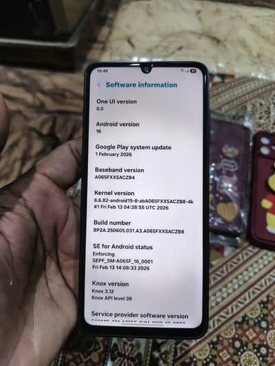 Samsung Mobile A06 4+64 with box