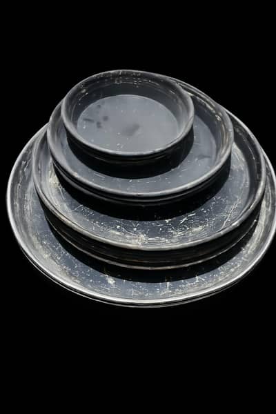 PIZZA PANS LIDS, AND WORKING TABLE