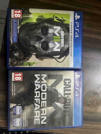 Call of duty modern warfare 1/2 for sale