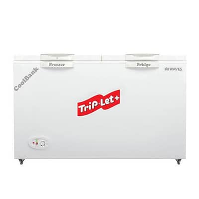 Waves WDFT-315 Double Door Deep Freezer 15 CFT / 425L — Home Used