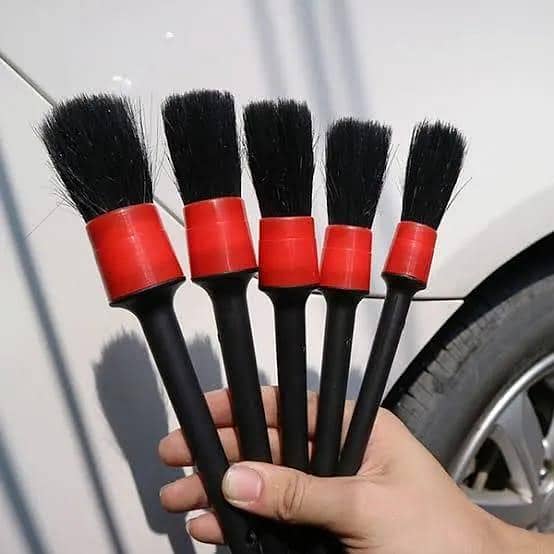 Universal Car Detailing Brush 5pcs Pack