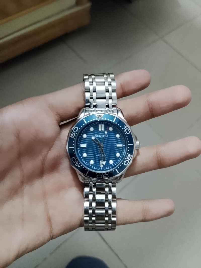 (Nektom) Automatic/date/transparent back 1