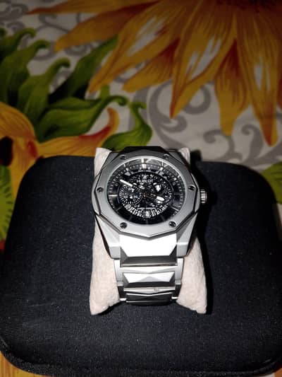 Hublot skeleton dial with date