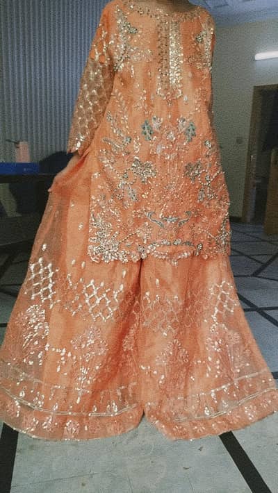 peach dress formal wear