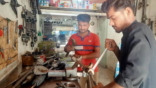 Car suspension/mechanical work