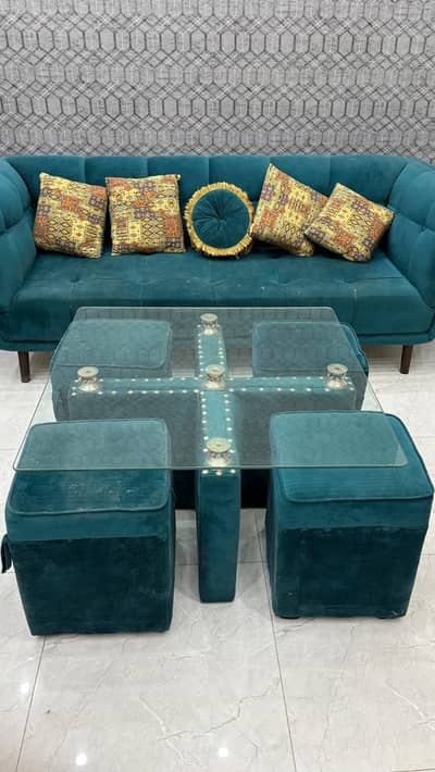5 seater sofa set unused