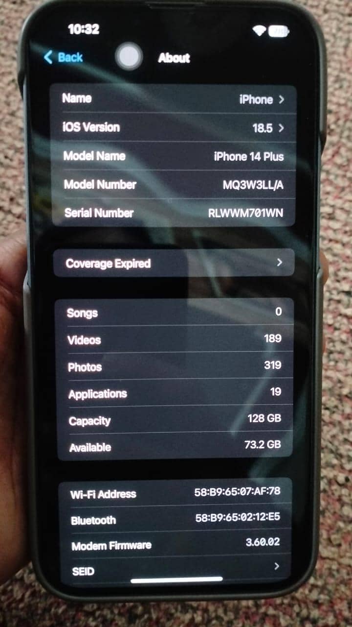 Apple iPhone 14 plus 0