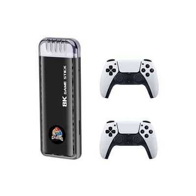 X6 Gamestick with 2 Wireless Controllers and 40k+ Games 8k 64gb