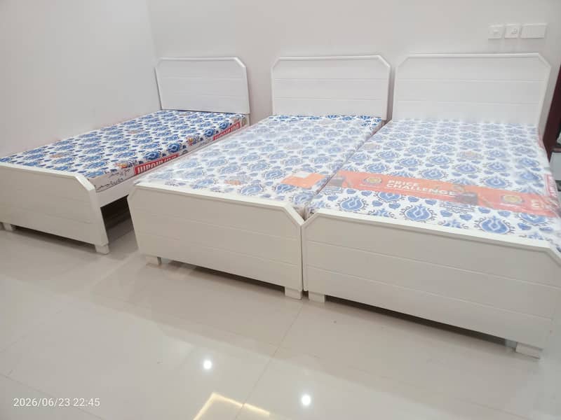 2 single beds 1