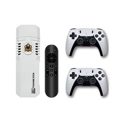 K8 Pro Gamestick with 2 Wireless Controllers 8k HD with 40k+ Games