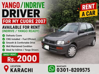 cuore 2007 Available for Rent (InDrive / Yango Ready)