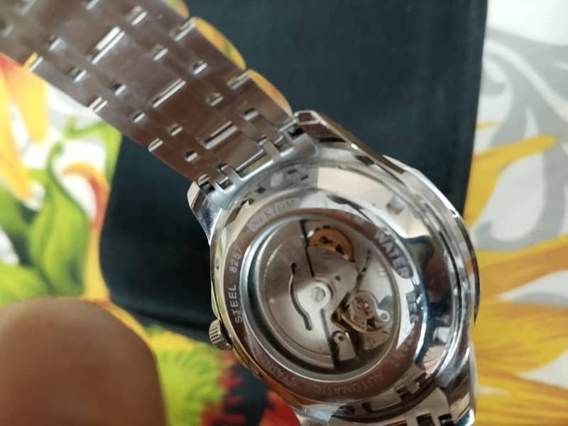 (Nektom) Automatic/date/transparent back 3