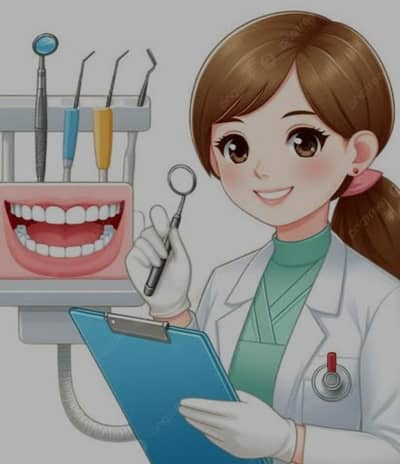 female dental assis/dentist