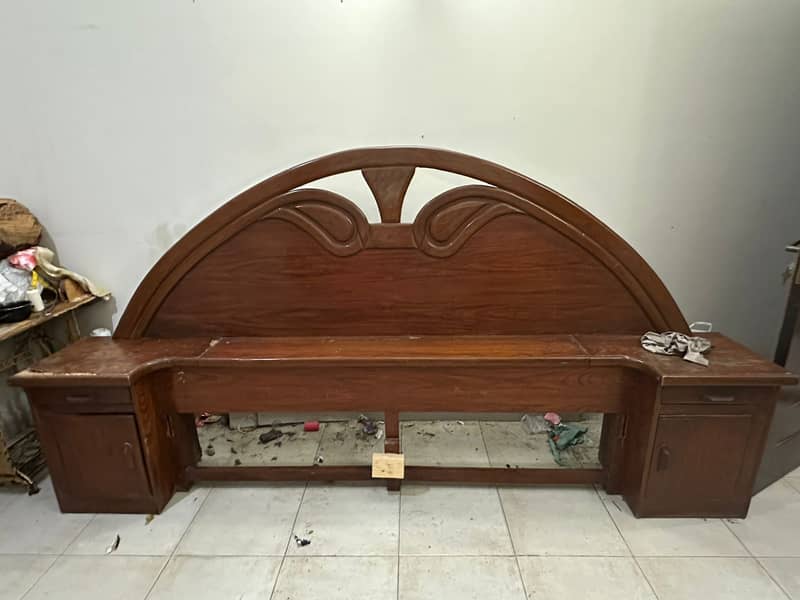 Solid Bed and Dining Table 0