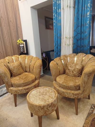 Coffee Sofa Chair with Small Table