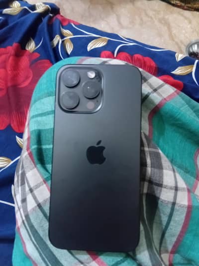 Black Iphone 15 pro max JV 256 GB