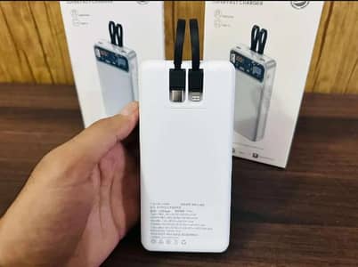 Power Bank 66W Fast Charging 20,000mAh with Cables