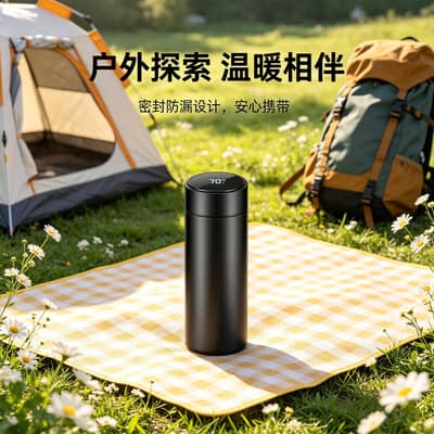 Insulated Steel Water Bottle 500ml - 24hr Cold/Hot - Leak Proof - COD
