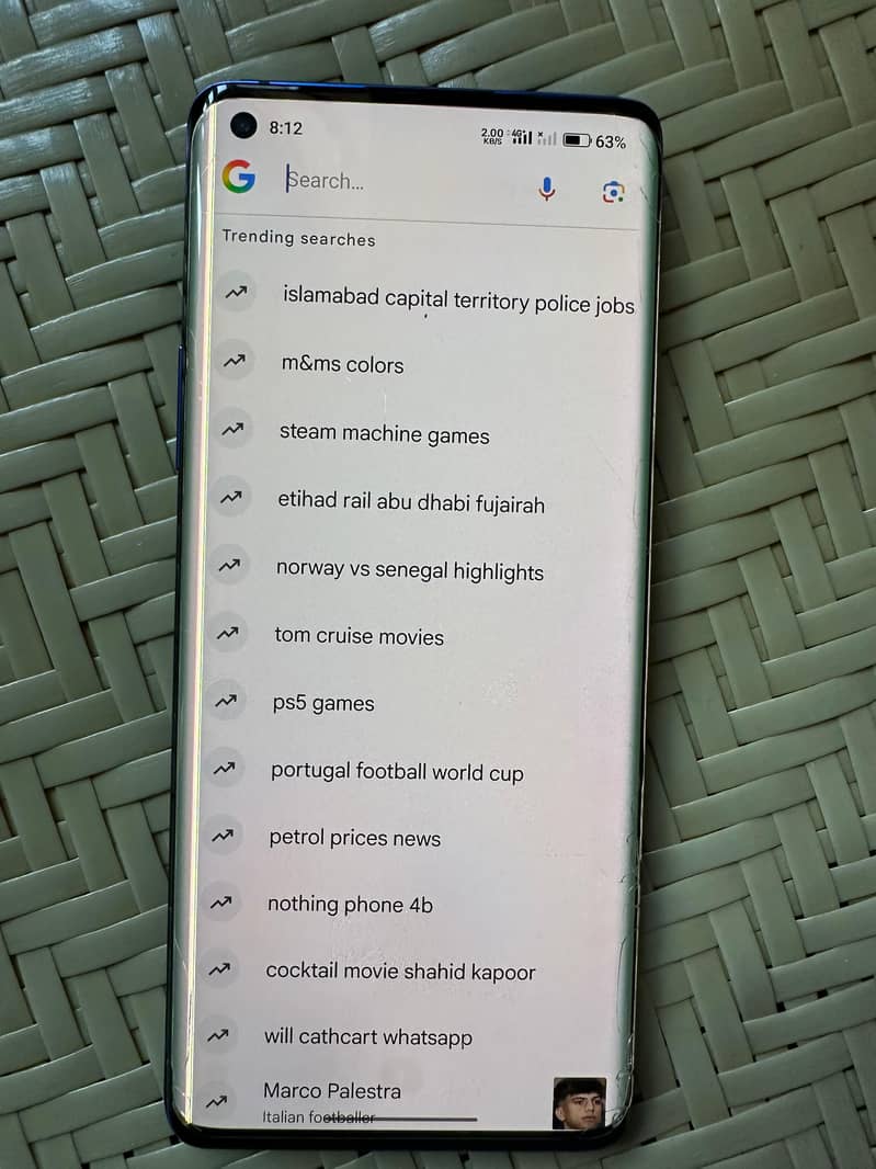 One Plus 8 Pro 8