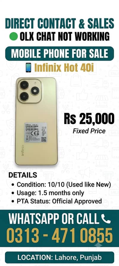 Infinix Hot 40i