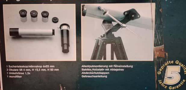 German Telescope for family use