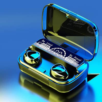 M10 TWS Bluetooth Earbuds Charging Box Wireless Earphones With Mic