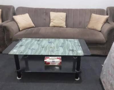 7 Seater Sofa Set In Good Condition