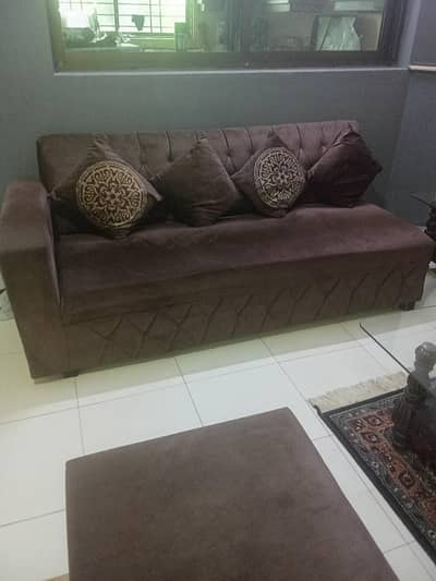 home sofa L shape, centre table, mirror & console, decor table for sal
