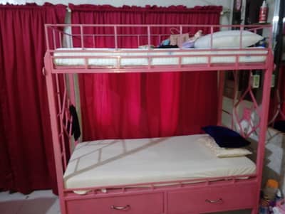 Kids Double Bed And Big Size Safe