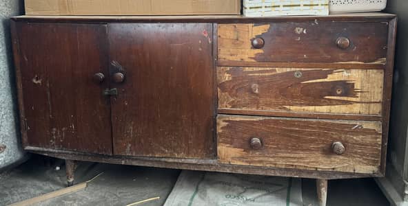 Wooden storage organiser