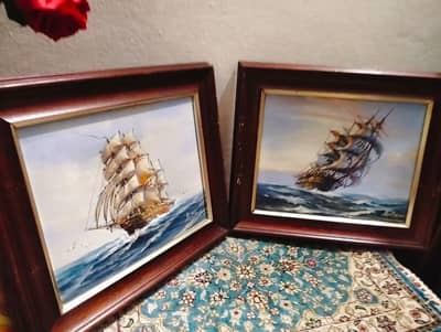 Original oil paintings by the British coastal artist John Ambrose (