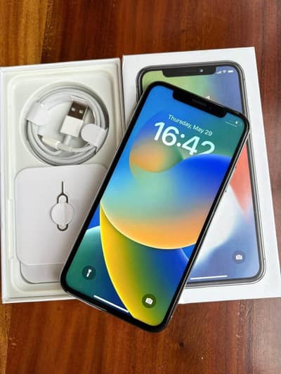 iphone x 256GB  (no open no repair) (PTA approved) all ok
