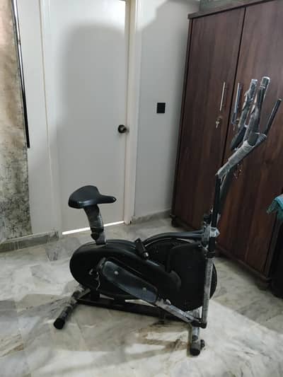 Elliptical cycle 2 in 1