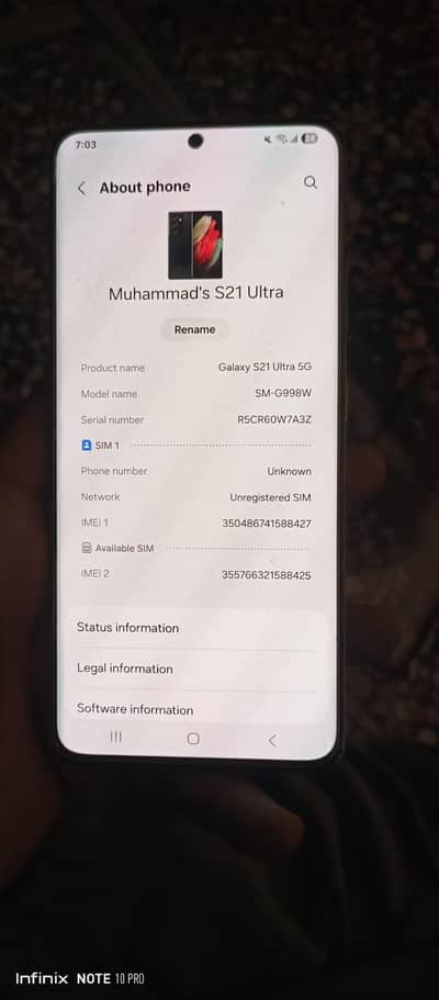 Samsung Mobile S21 Ultra
