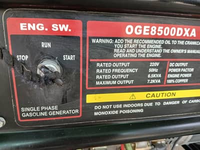 6 kVA Generator for sale