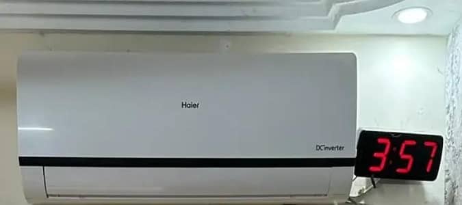Haier 1 ton DC inverter heat and cool totally genuine