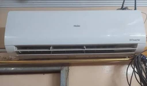 Haier 1.5 ton DC inverter heat and cool totally genuine