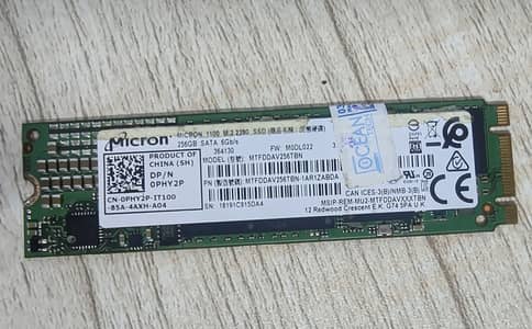 Micron 256GB M. 2 SSD