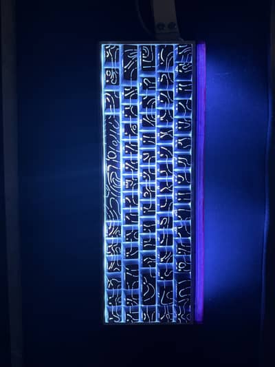 AULA Hero 68 HE White Purple | Magnetic Hall Effect Switches | Rapid