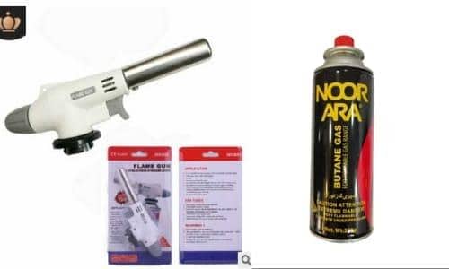 Portable Butane Flame gun Torch Burner gas torch for BBQ and Welding