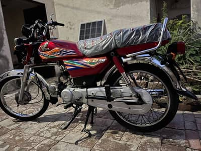 HONDA CD 70 2020 Model RED