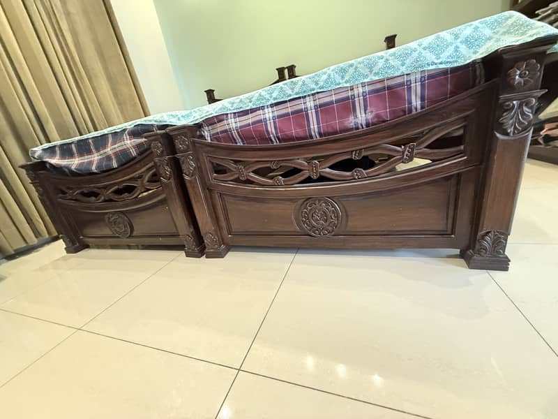 Chinioti two single bed set 1