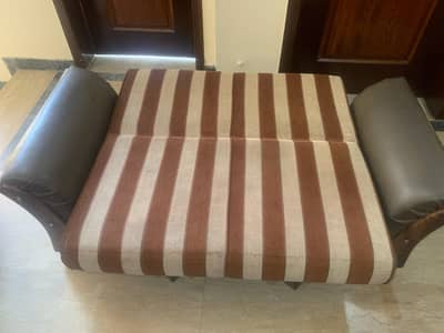 Used Diamond Supreme Foam Sofa Cum Bed For Sale In Bahria Town Lhr